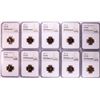 Image 1 : Set of 1956-1964 Proof Lincoln Wheat Cent Coins NGC PF67RD