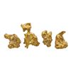 Image 1 : Lot of 4.51 Gram Total Weight Australian Gold Nuggets