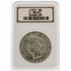 Image 1 : 1923 $1 Peace Silver Dollar Coin NGC MS65