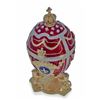 Image 2 : Lions Holding Royal Crown Faberge Inspired Trinket Jewel Box Egg
