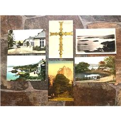 Group of Early 1900's Travel Postcards, Ireland