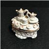 Image 2 : Antique Victorian Porcelain & Gilt Tea Set Fairing, Trinket Box