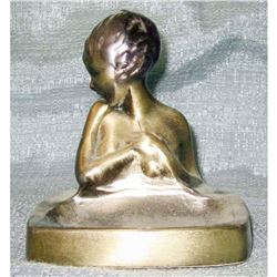 Art Deco Frankart-style Nymph, Ashtray Soapdish Vanity Tray