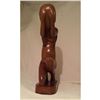 Image 2 : Vintage Mid Century Wood Carving, Despair, Figurative Nude