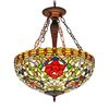 Image 1 : Tiffany-style Inverted Ceiling Pendant