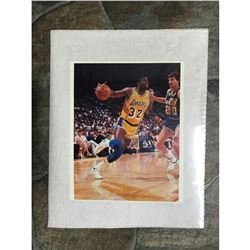 LA Lakers Magic Johnson Color Photograph