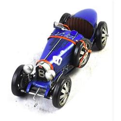 1920's Bugatti Sports Car Model Sculpture