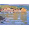 Image 1 : Ukrainian Impressionism, Artist Signed, "Summer Sunset" Oil Painting