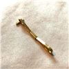 Image 4 : Vintage Gold Polo Mallet Tie Clasp, Collar Bar, Wardrobe Accessory