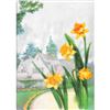 Image 3 : Daffodil 1920's Color Lithograph Print