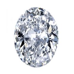 10ct BiancoÂ® Oval Lab-created Diamond