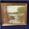 Image 1 : 1930's Signed Hudson Valley Landscape Painting