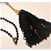 Image 3 : Rare Vintage Miriam Haskell Black Tassel Extended Length Necklace