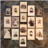 Image 1 : Grouping of 19th Century Cabinet Cards, Photos of Victorian Women, Men & Children