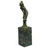 Image 3 : Classical Gypsy Peasant Girl Bronze Sculpture Bookend