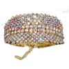 Image 1 : Multi-color Iridescent Rhinestone Crystal Bracelet