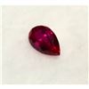 Image 1 : 1.10ct Burmese Red Pear Cut BiancoÂ® Lab-created Ruby