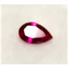 Image 2 : 1.10ct Burmese Red Pear Cut BiancoÂ® Lab-created Ruby