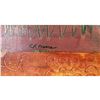 Image 3 : Signed Elizabeth Moore, Abstract Mixed Media on Canvas, "Time Flies"