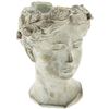 Image 1 : Greek Roman Style Stone Head Planter