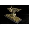 Image 3 : Signed Art Deco-style Greek Mythological Leda & Swan Bronze Sculpture