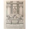 Image 1 : 19thc Line Drawing Bookplate Print, Tomb of de' Medici, Florence