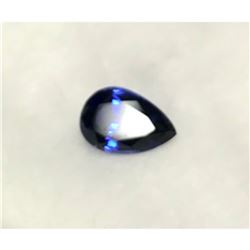 1.7ct Ceylon Blue Pear Cut BiancoÂ® Lab Grown Sapphire