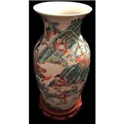 Chinese Enameled Porcelain Royal Vase