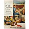 Image 1 : 1953 Schlitz Beer Magazine Advertisement