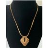 Image 2 : Vintage French Designer GIVENCHY Enamel & Gold Necklace