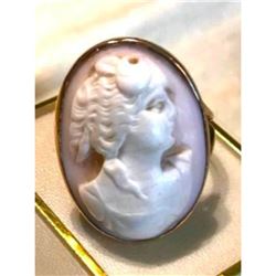 Antique 10kt Gold Cameo Ring