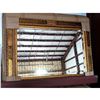 Image 1 : Aesthetic Style Floral Gilt-Framed Beveled Mirror