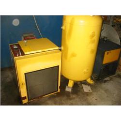 Kaeser 5 hp rotary screw compressor with tank and air dryer
