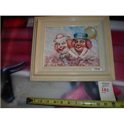 Monnet Oil Painting of clown -Original-