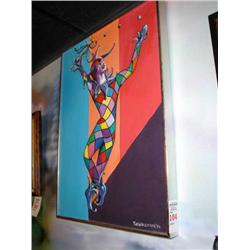 framed print Juggling Jester Print - TJ