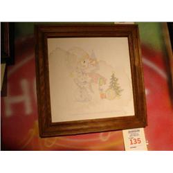 Baby clown print with jack in the box