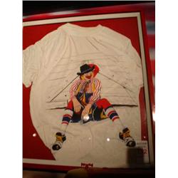Rodeo clown and t shirt framed 