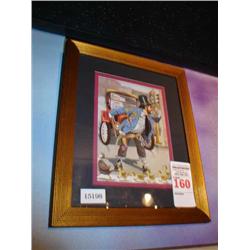 Obertstien framed print of Clown cop