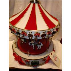 musical carosel figurine 