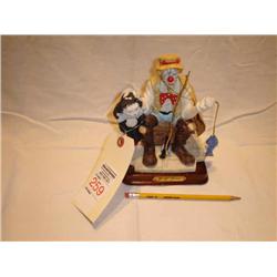 Clown with fish and cate -J. Jones