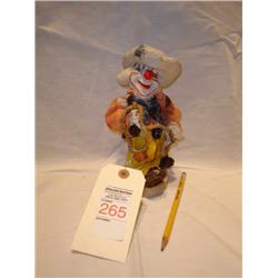 Cowboy clown with lasso*