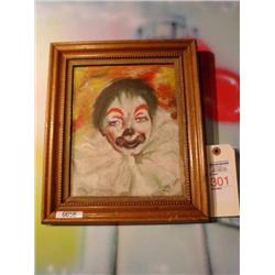 Original Oil on canvas Tetee in wood fr