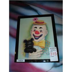 Origional oil by K. Chen of clown