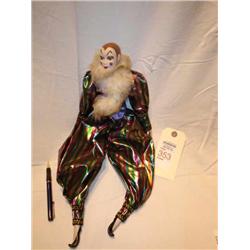 Ceramic clown doll