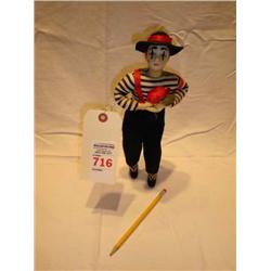 Porcelin clown Doll