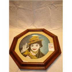 American Heritage Clown Plate-Judy Garl