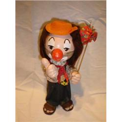 Wooden clown art