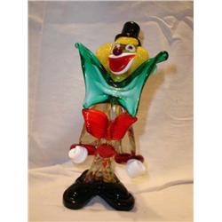 Murrano Clown Blown Glass