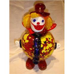 Murrano Clown Blown Glass