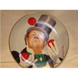 W.C. Fields Clown Plate
